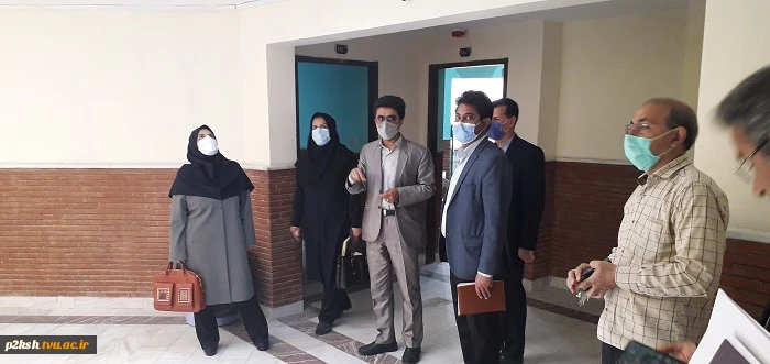 بازدید  ناظرین محترم دانشگاه رازی از آموزشکده فنی شماره2 کرمانشاه 7