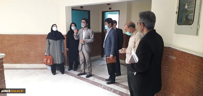 بازدید  ناظرین محترم دانشگاه رازی از آموزشکده فنی شماره2 کرمانشاه 8