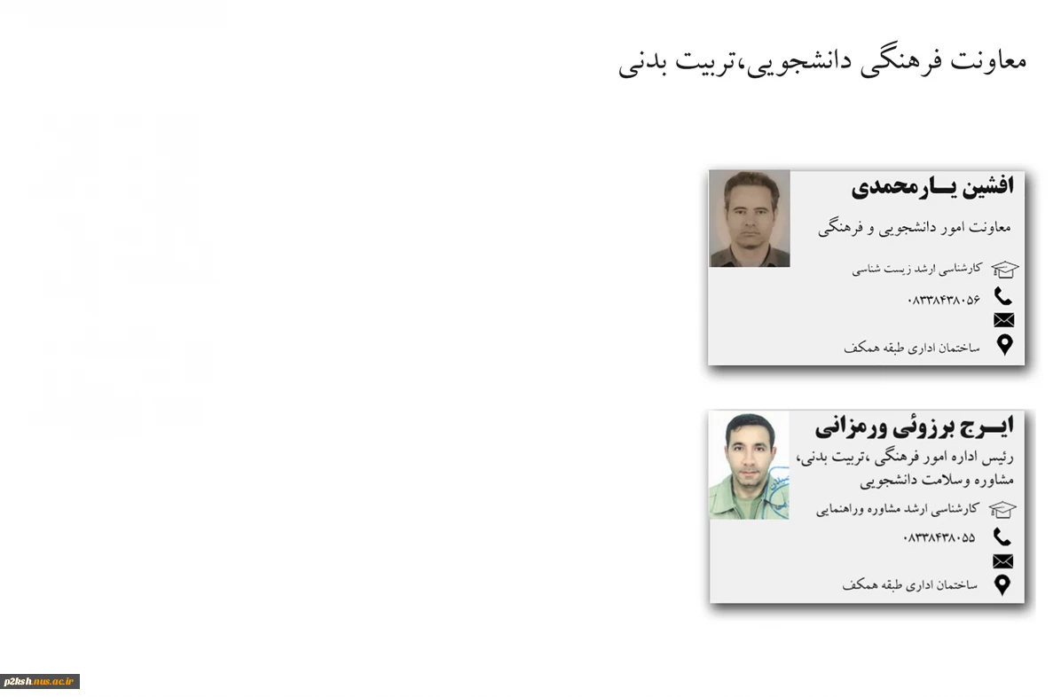 امور فرهنگی