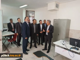 بازدید معاون اداری و مالی دانشگاه ملی مهارت از آموزشکده شماره ۲ کرمانشاه 3